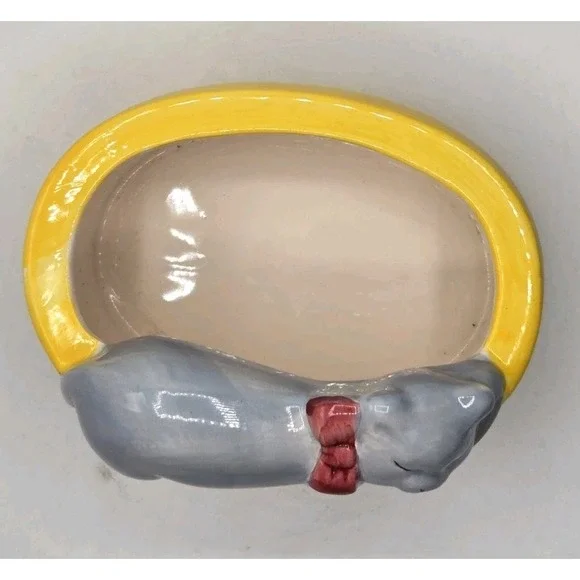 Chia Pet Cat Grass Planter - Snoozing Kitty - Rare Version - Picture 6 of 7